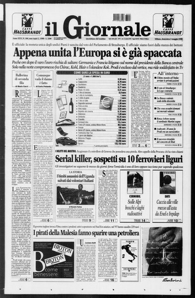 Il giornale : quotidiano del mattino